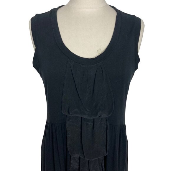 Oonagh by Nanette Lepore Black Dress Womens Large Ruffle Front Sleeveless - Picture 4 of 10